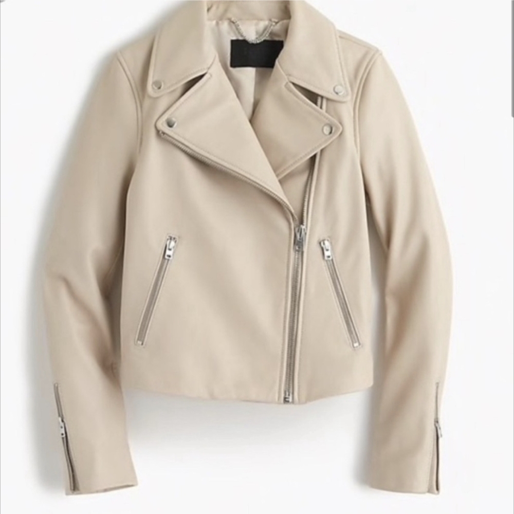 J.Crew Collection Leather Jacket